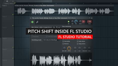 how to change pitch in fl studio